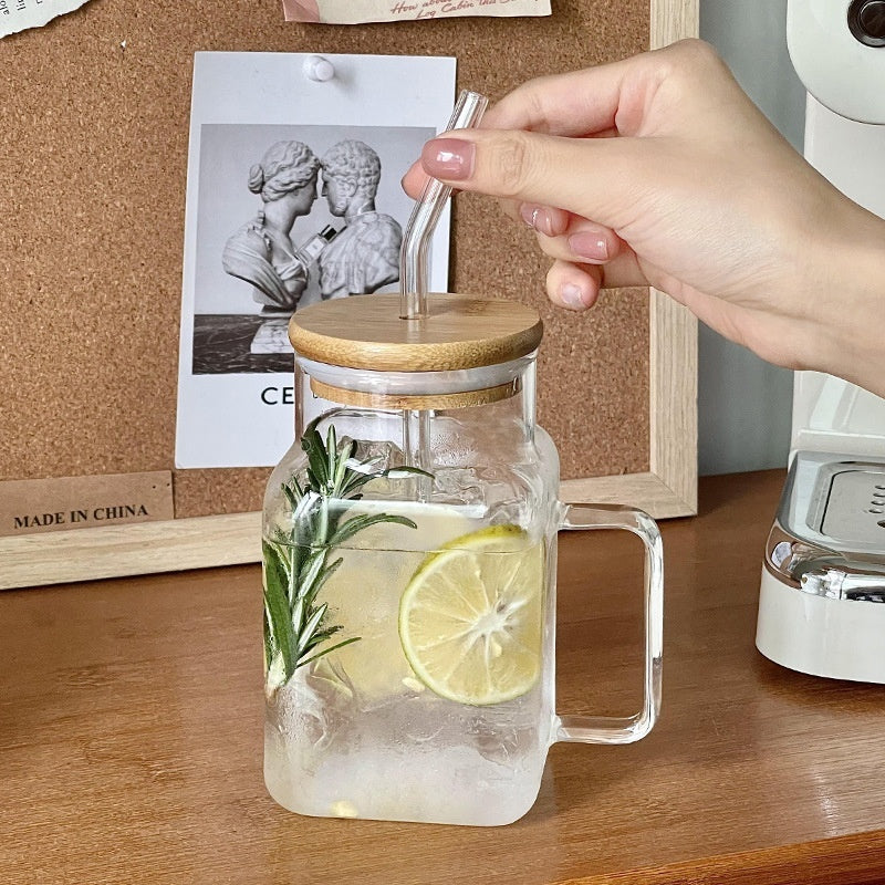 Smoothieglass med håndtak