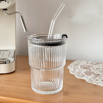 Smoothieglass med sugerør
